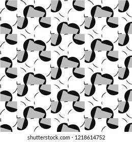 Abstract vector monochrome background. Halftone illustration pattern