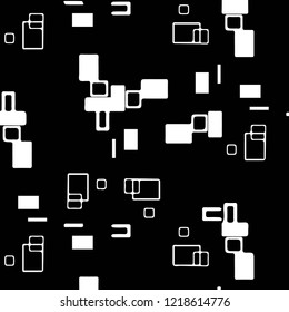 Abstract vector monochrome background. Halftone illustration pattern