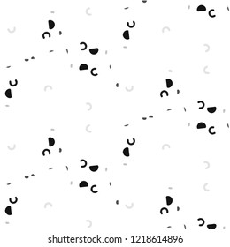 Abstract vector monochrome background. Halftone illustration pattern