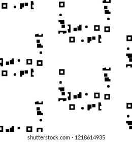 Abstract vector monochrome background. Halftone illustration pattern