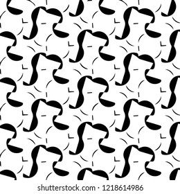 Abstract vector monochrome background. Halftone illustration pattern