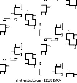 Abstract vector monochrome background. Halftone illustration pattern