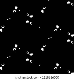 Abstract vector monochrome background. Halftone illustration pattern