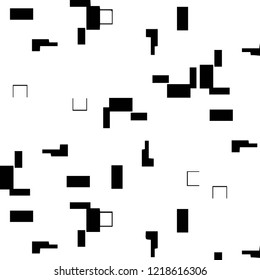 Abstract vector monochrome background. Halftone illustration pattern