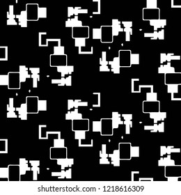 Abstract vector monochrome background. Halftone illustration pattern