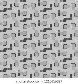 Abstract vector monochrome background. Halftone illustration pattern