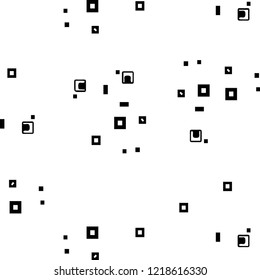Abstract vector monochrome background. Halftone illustration pattern