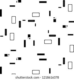 Abstract vector monochrome background. Halftone illustration pattern