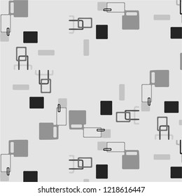 Abstract vector monochrome background. Halftone illustration pattern