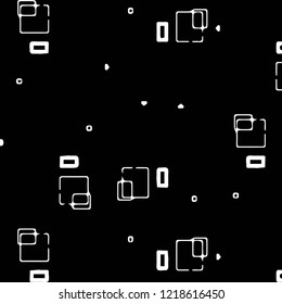 Abstract vector monochrome background. Halftone illustration pattern