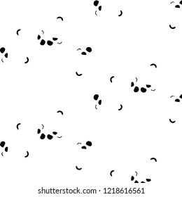 Abstract vector monochrome background. Halftone illustration pattern