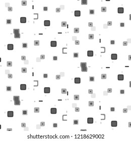 Abstract vector monochrome background. Halftone illustration pattern