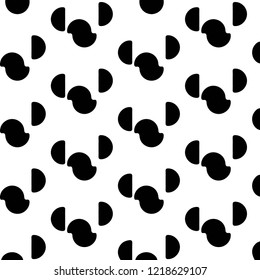 Abstract vector monochrome background. Halftone illustration pattern