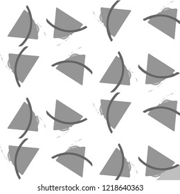 Abstract vector monochrome background. Halftone illustration pattern