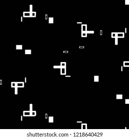 Abstract vector monochrome background. Halftone illustration pattern