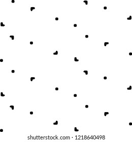 Abstract vector monochrome background. Halftone illustration pattern