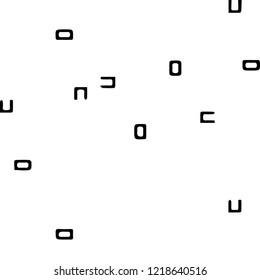Abstract vector monochrome background. Halftone illustration pattern