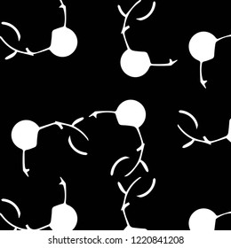 Abstract vector monochrome background. Halftone illustration pattern