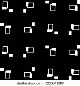 Abstract vector monochrome background. Halftone illustration pattern