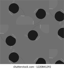 Abstract vector monochrome background. Halftone illustration pattern