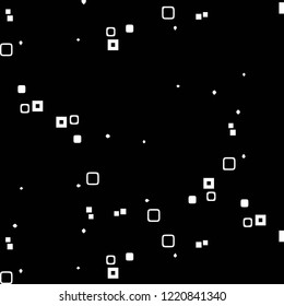 Abstract vector monochrome background. Halftone illustration pattern