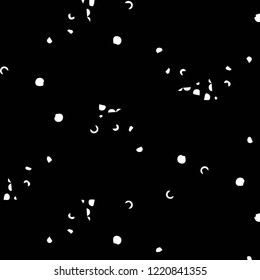 Abstract vector monochrome background. Halftone illustration pattern
