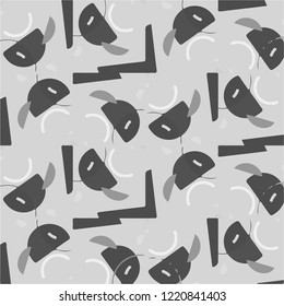 Abstract vector monochrome background. Halftone illustration pattern
