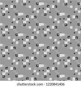 Abstract vector monochrome background. Halftone illustration pattern