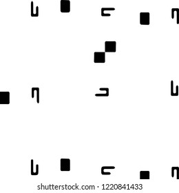 Abstract vector monochrome background. Halftone illustration pattern