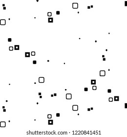 Abstract vector monochrome background. Halftone illustration pattern