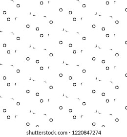 Abstract vector monochrome background. Halftone illustration pattern
