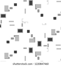 Abstract vector monochrome background. Halftone illustration pattern