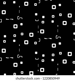 Abstract vector monochrome background. Halftone illustration pattern
