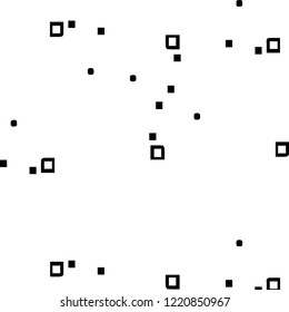 Abstract vector monochrome background. Halftone illustration pattern