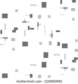 Abstract vector monochrome background. Halftone illustration pattern