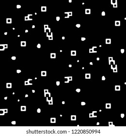 Abstract vector monochrome background. Halftone illustration pattern