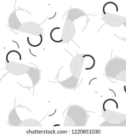 Abstract vector monochrome background. Halftone illustration pattern