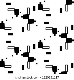 Abstract vector monochrome background. Halftone illustration pattern