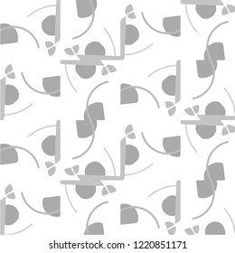 Abstract vector monochrome background. Halftone illustration pattern