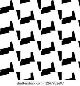 Abstract vector monochrome background. Halftone illustration pattern