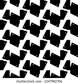 Abstract vector monochrome background. Halftone illustration pattern