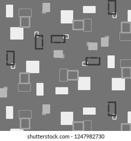 Abstract vector monochrome background. Halftone illustration pattern