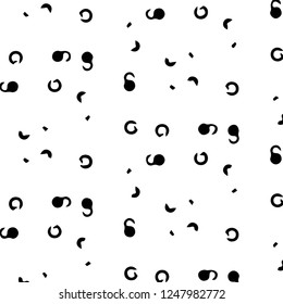 Abstract vector monochrome background. Halftone illustration pattern
