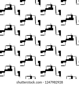 Abstract vector monochrome background. Halftone illustration pattern