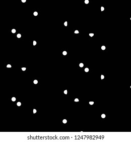 Abstract vector monochrome background. Halftone illustration pattern