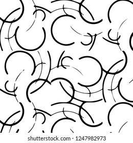 Abstract vector monochrome background. Halftone illustration pattern