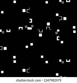 Abstract vector monochrome background. Halftone illustration pattern