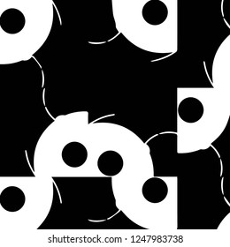 Abstract vector monochrome background. Halftone illustration pattern
