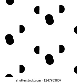 Abstract vector monochrome background. Halftone illustration pattern