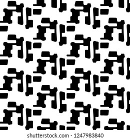 Abstract vector monochrome background. Halftone illustration pattern